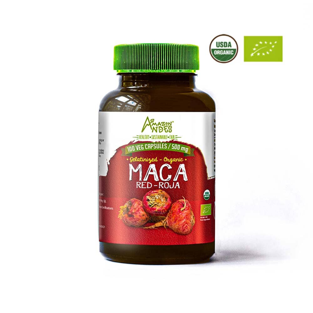 Red maca capsules l Organic I buy I AMAZON